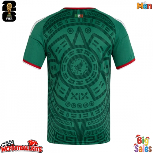 Mexico Replica Home Stadium Shirt World Cup 2026 Short Sleeve